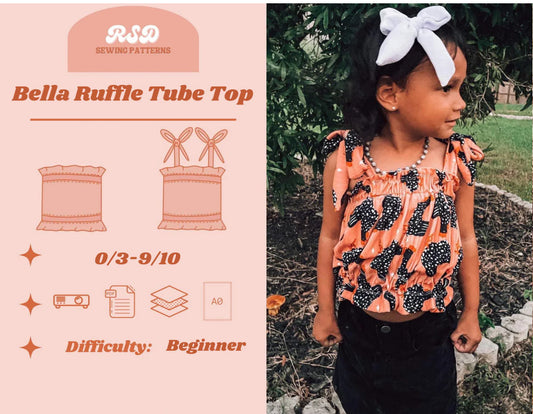 Bella Ruffle Tube Top